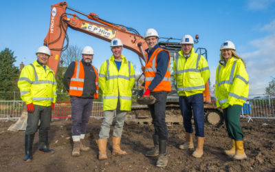 Construction underway at luxury development for the over 55s in Wedmore